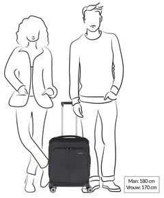 Travelite Priima 4w Trolley S Exp. black