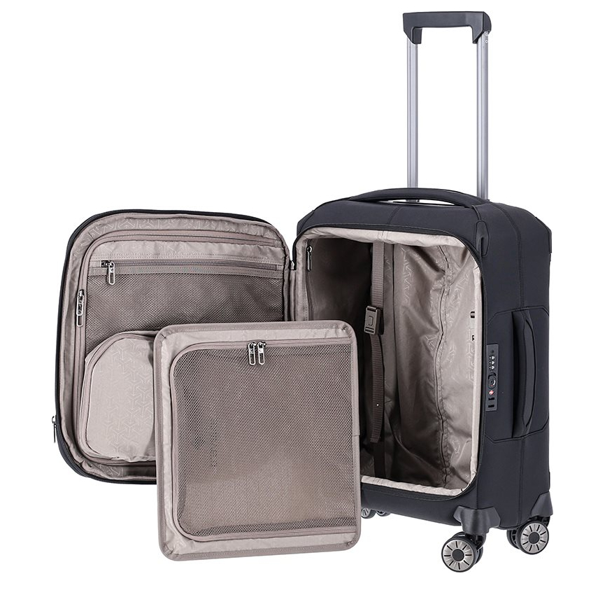 Travelite Priima 4w Trolley S Exp. black