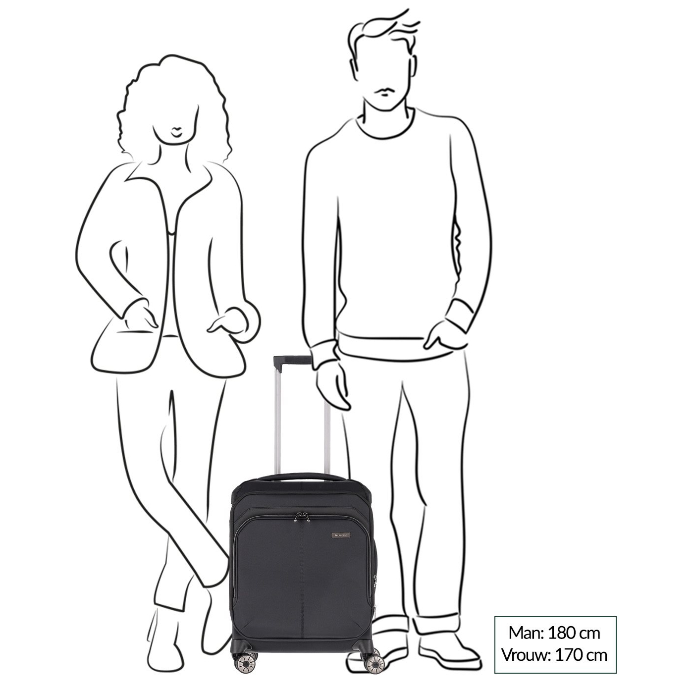 Travelite Priima 4w Trolley S Exp. olive