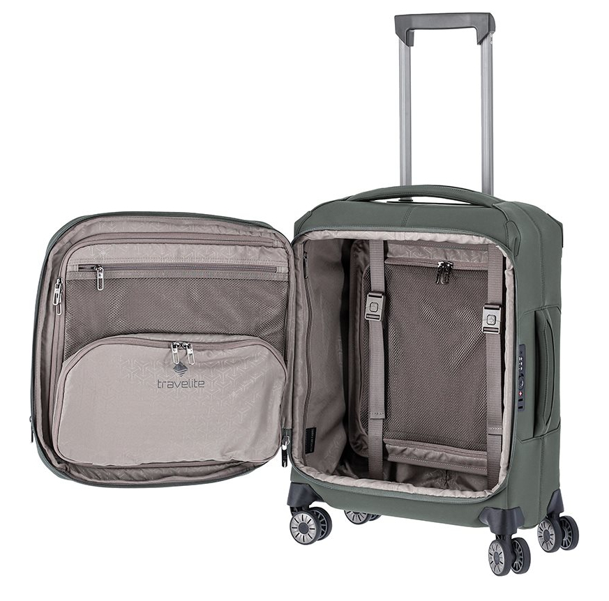 Travelite Priima 4w Trolley S Exp. olive
