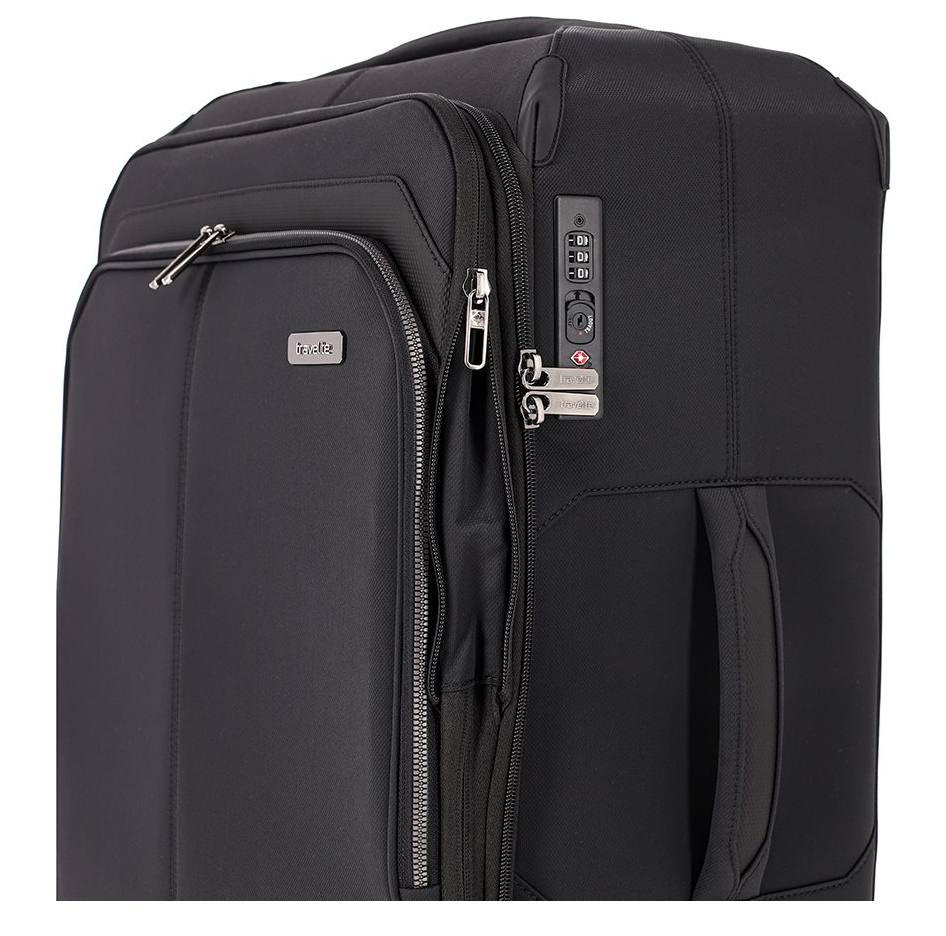 Travelite Priima 4w Trolley L Exp. black