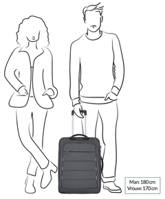 Travelite Skaii 2 Wheel Hybrid Trolley S Expandable anthracite