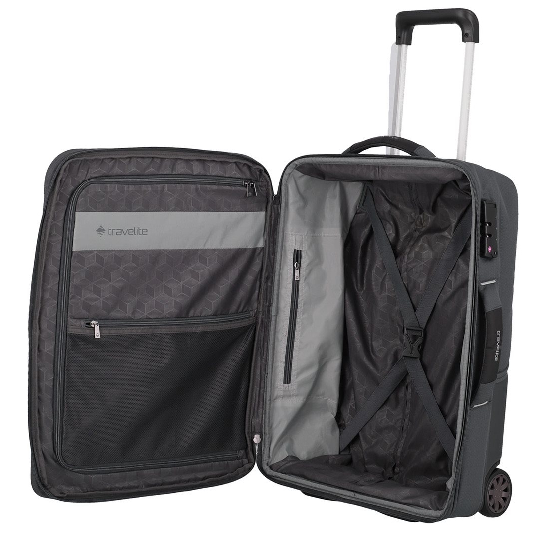 Travelite Skaii 2 Wheel Hybrid Trolley S Expandable anthracite