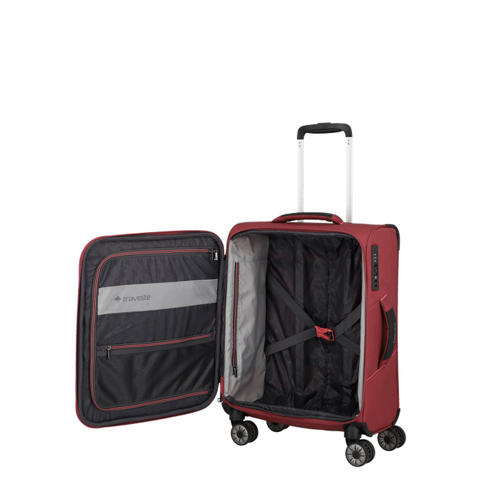 Travelite Skaii 4 Wheel Trolley S red