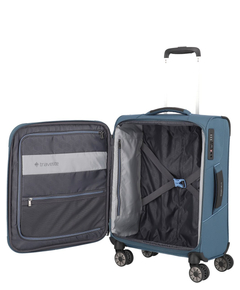 Travelite Skaii 4 Wheel Trolley S blue