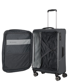 Travelite Skaii 4 Wheel Trolley M Expandable anthracite