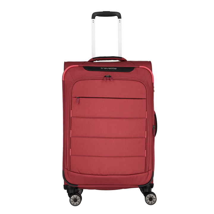 Travelite Skaii 4 Wheel Trolley M Expandable red