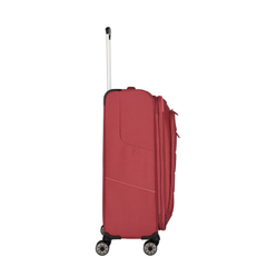 Travelite Skaii 4 Wheel Trolley M Expandable red