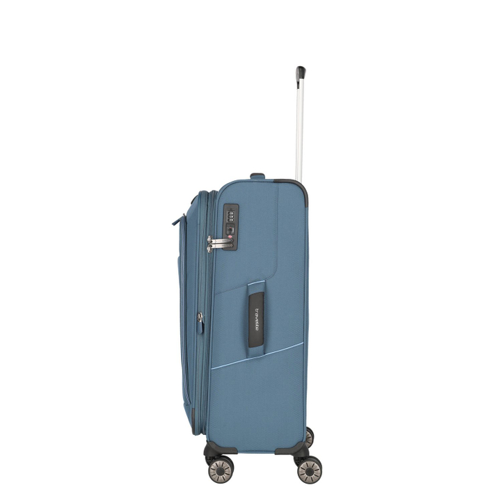 Travelite Skaii 4 Wheel Trolley M Expandable blue