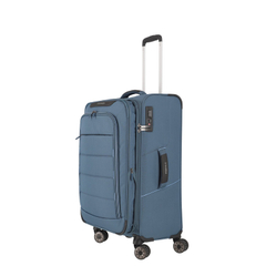 Travelite Skaii 4 Wheel Trolley M Expandable blue