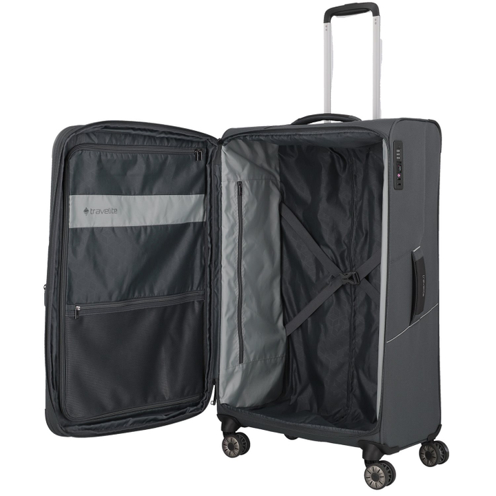 Travelite Skaii 4 Wheel Trolley L Expandable anthracite