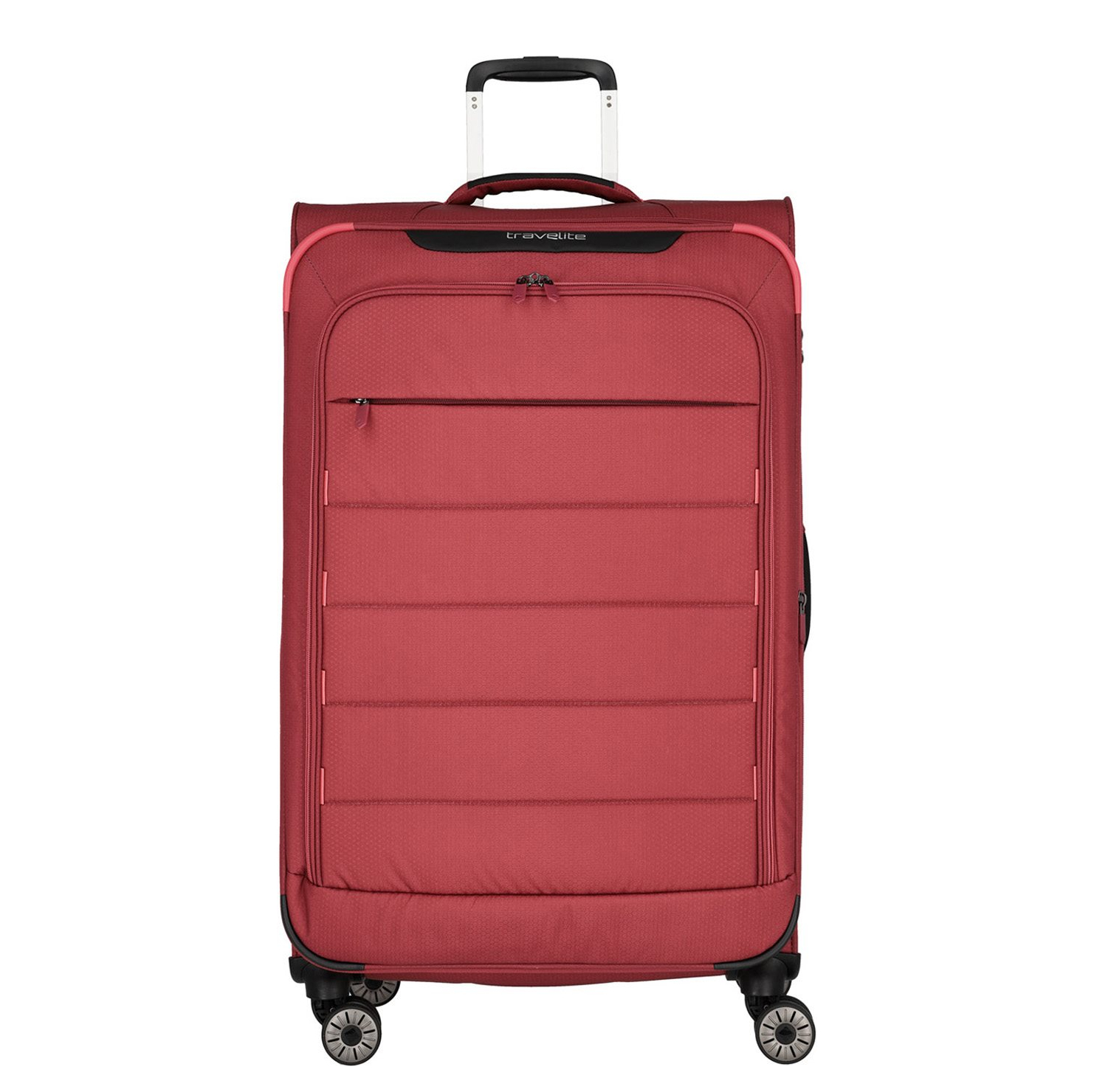 Travelite Skaii 4 Wheel Trolley L Expandable red
