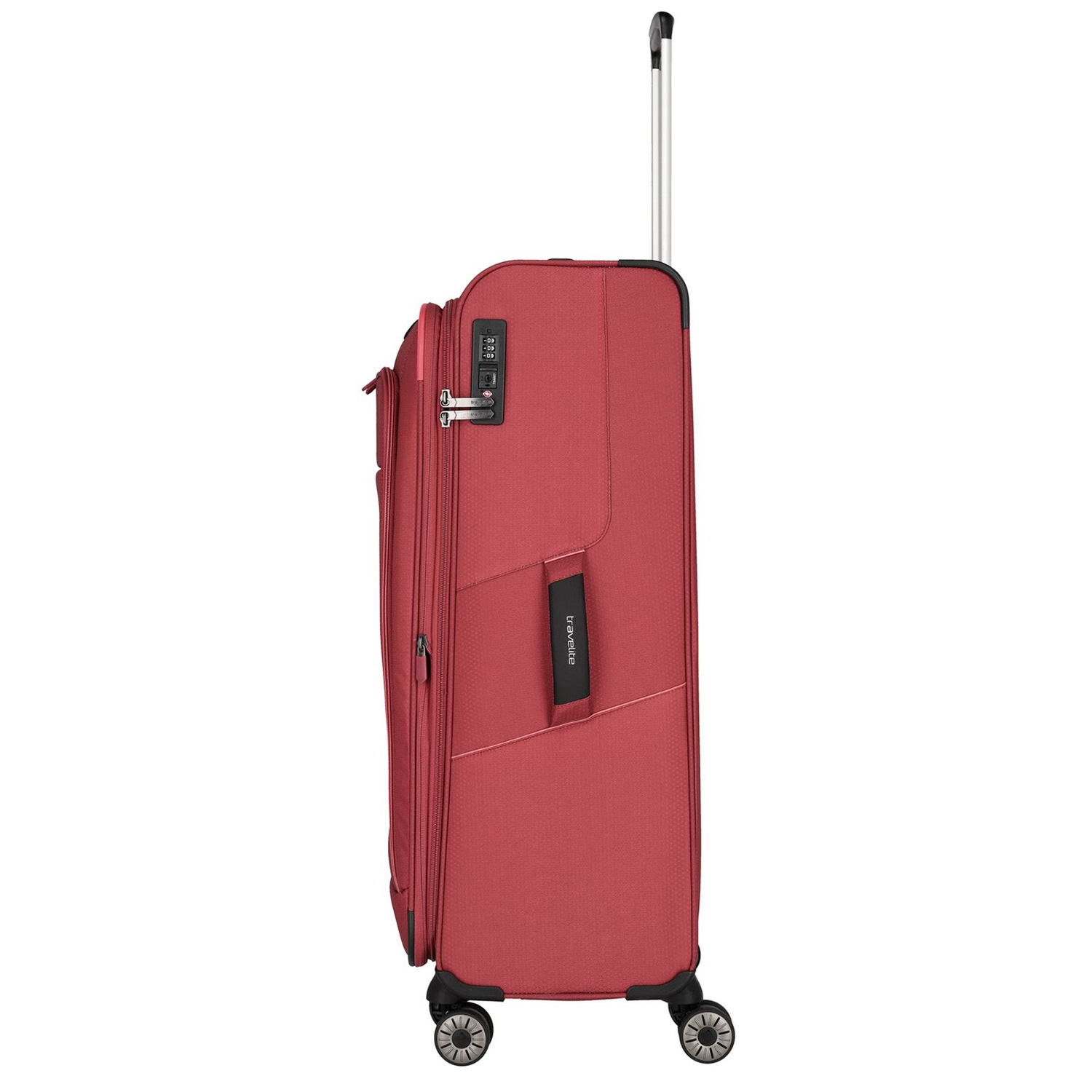 Travelite Skaii 4 Wheel Trolley L Expandable red