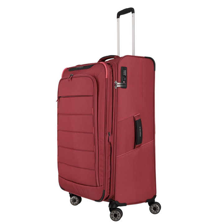 Travelite Skaii 4 Wheel Trolley L Expandable red