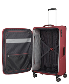 Travelite Skaii 4 Wheel Trolley L Expandable red
