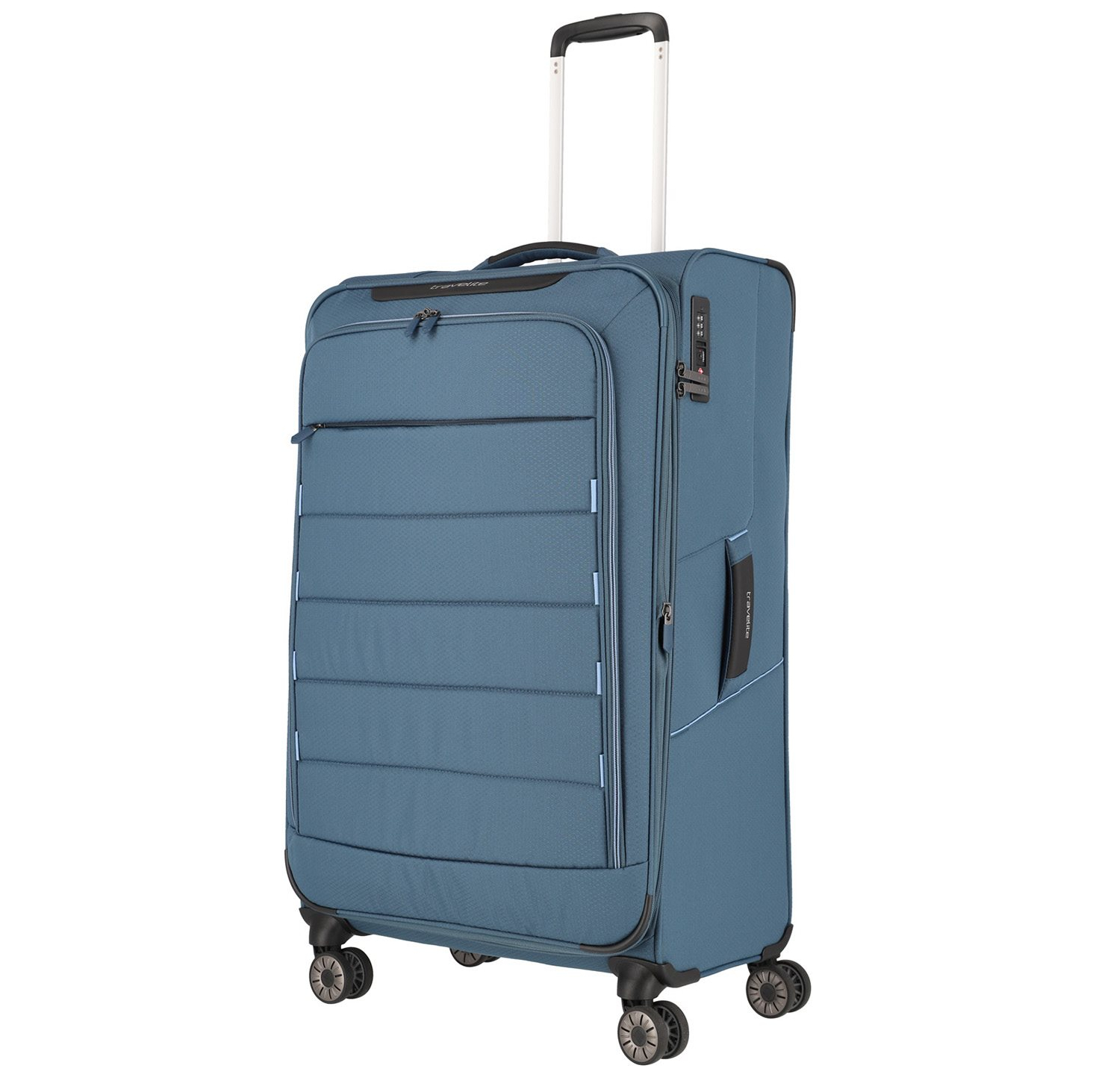 Travelite Skaii 4 Wheel Trolley L Expandable blue