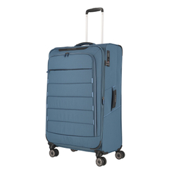 Travelite Skaii 4 Wheel Trolley L Expandable blue