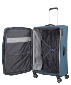 Travelite Skaii 4 Wheel Trolley L Expandable blue
