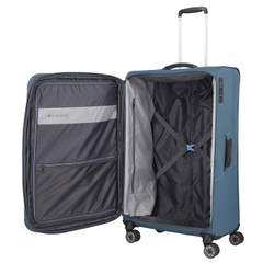 Travelite Skaii 4 Wheel Trolley L Expandable blue