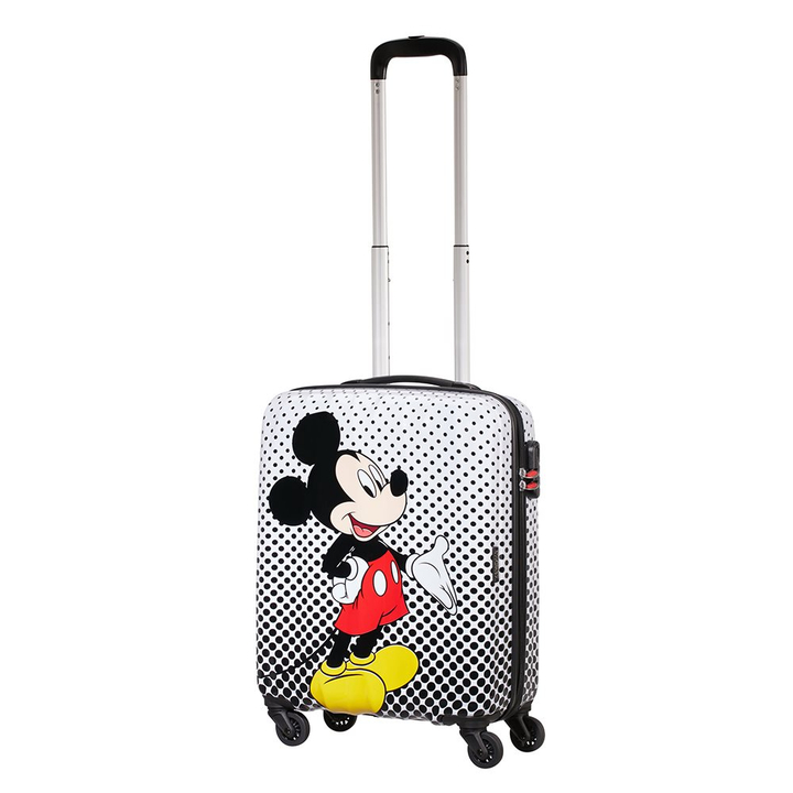 American Tourister Disney Legends Spinner 55 Alfatwist 2.0 mickey mouse polka dot