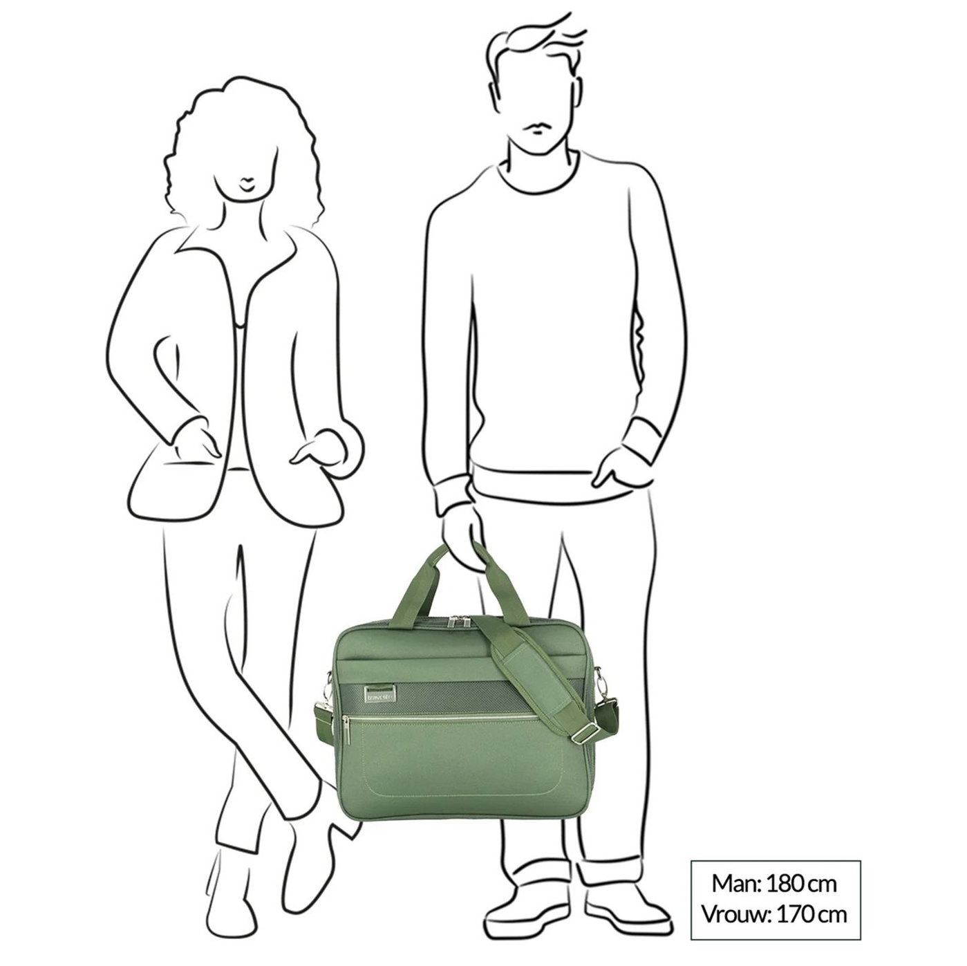 Travelite Miigo Boardbag green