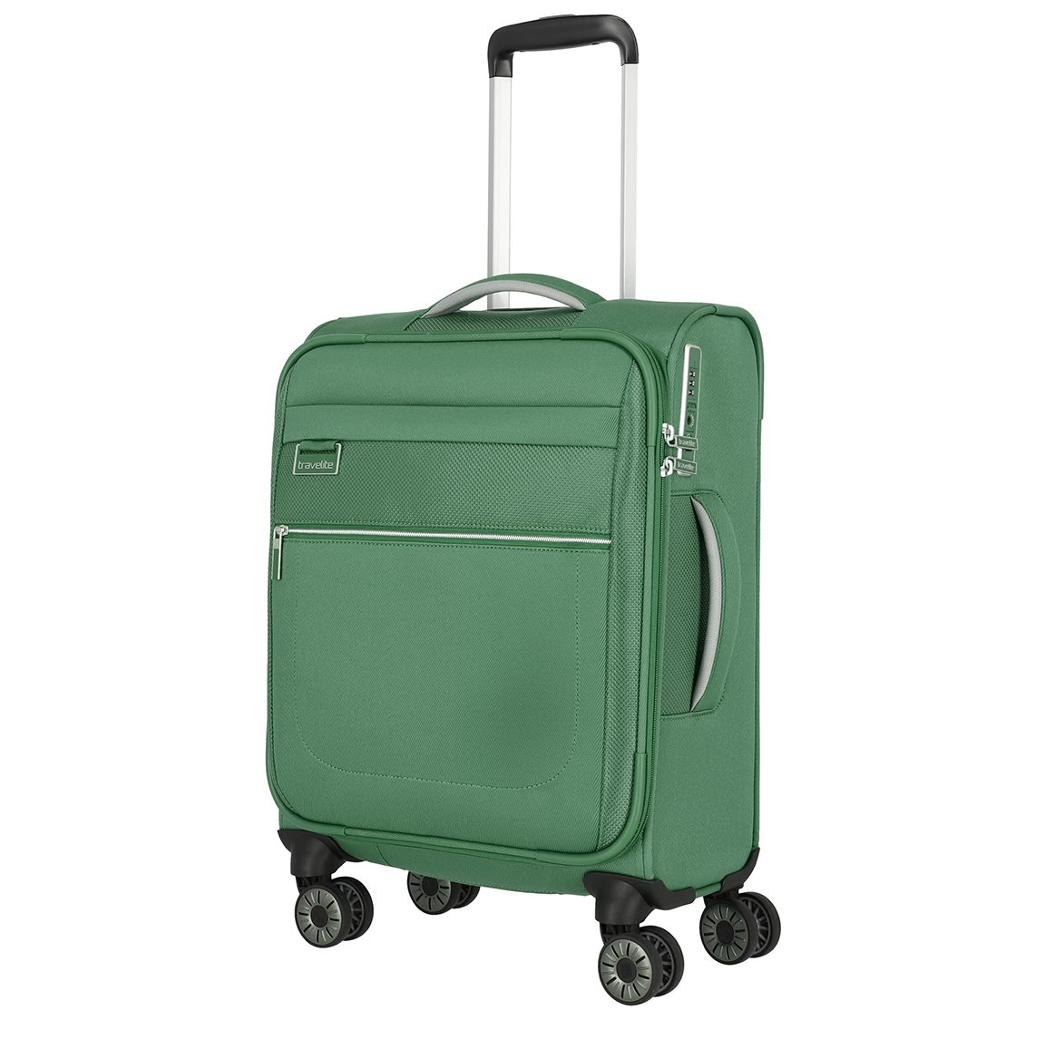 Travelite Miigo 4 Wheel Cabin Trolley S green