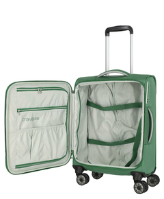 Travelite Miigo 4 Wheel Cabin Trolley S green