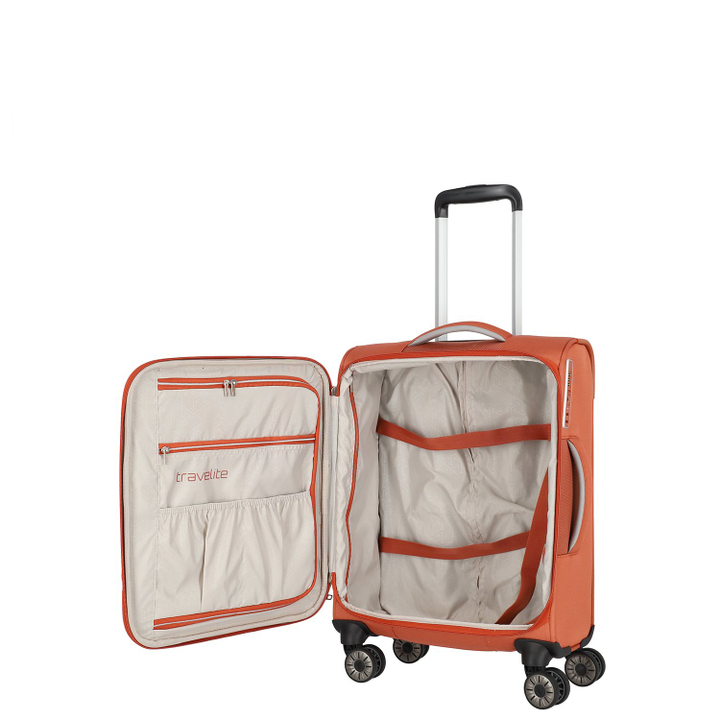 Travelite Miigo 4 Wheel Cabin Trolley S copper/chutney