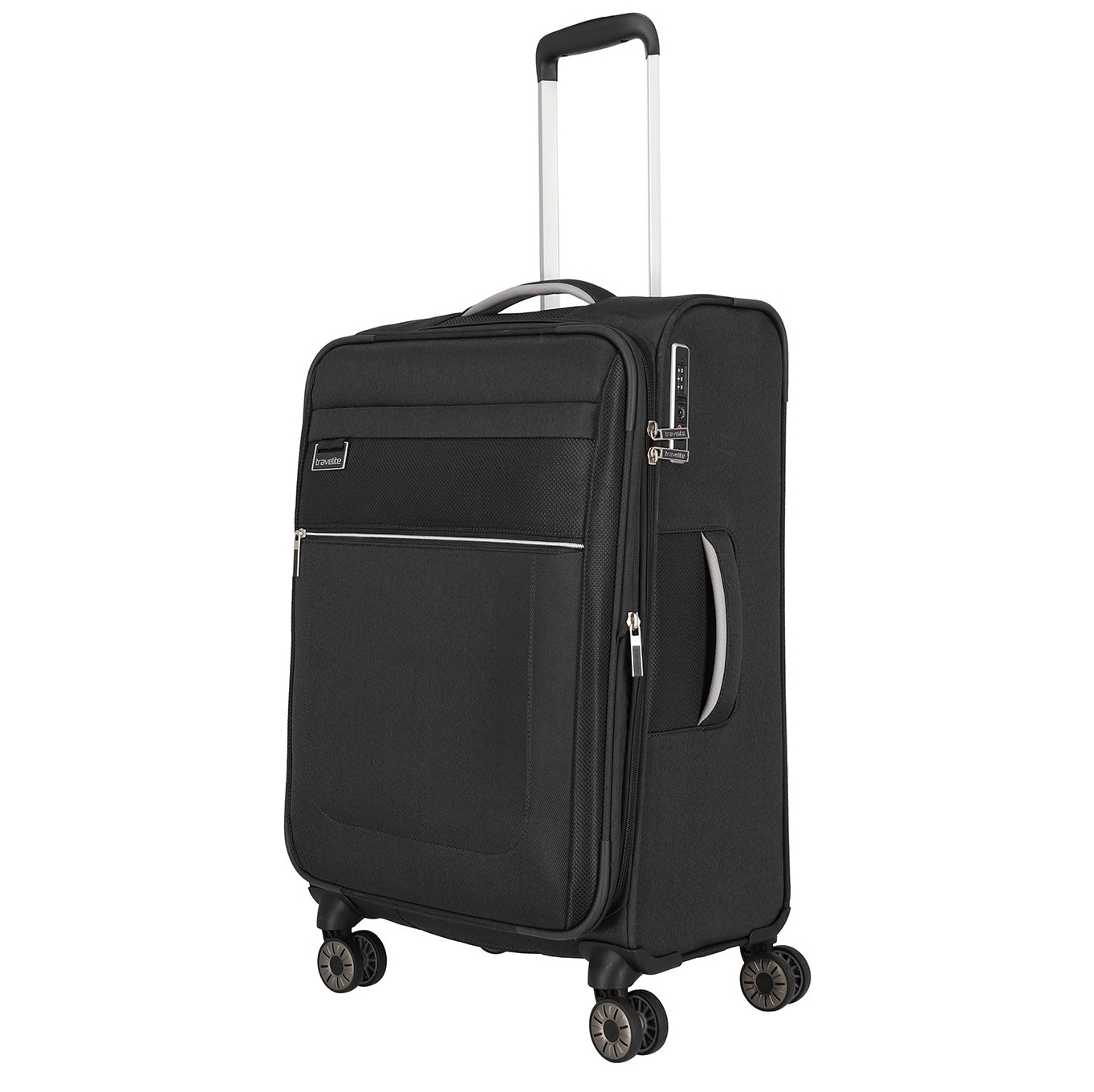 Travelite Miigo 4 Wheel Trolley M Expandable black