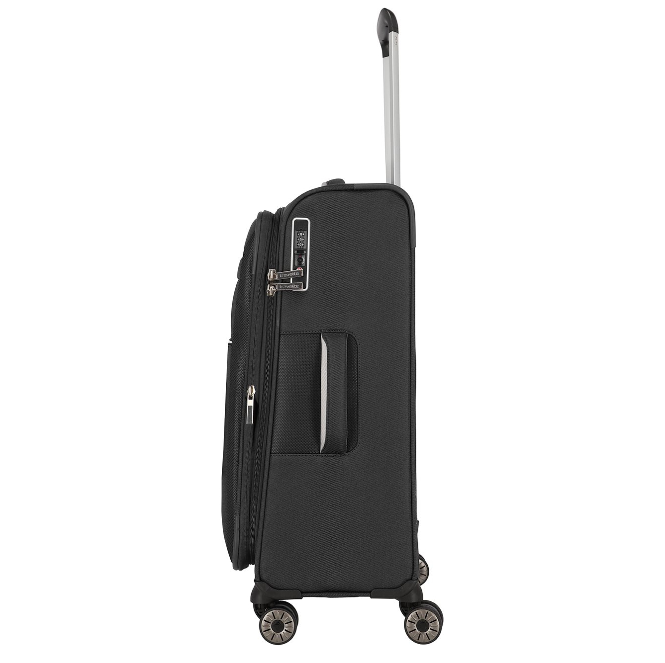 Travelite Miigo 4 Wheel Trolley M Expandable black