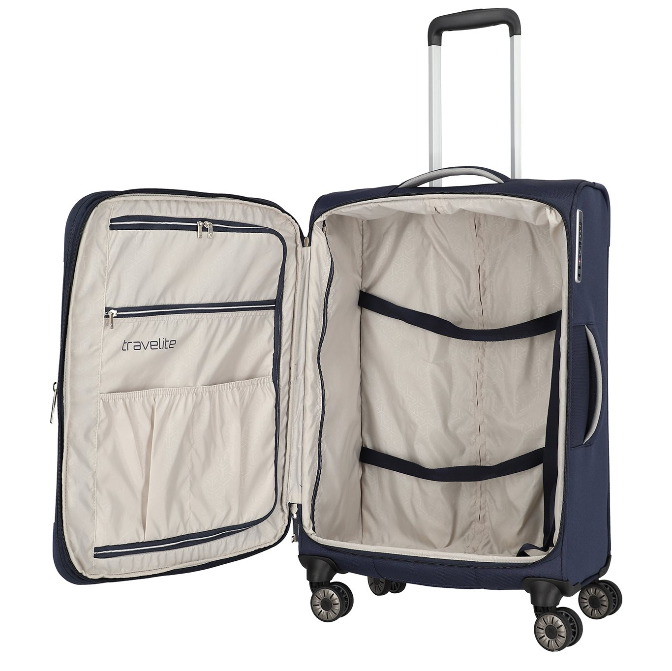 Travelite Miigo 4 Wheel Trolley M Expandable navy/outerspace