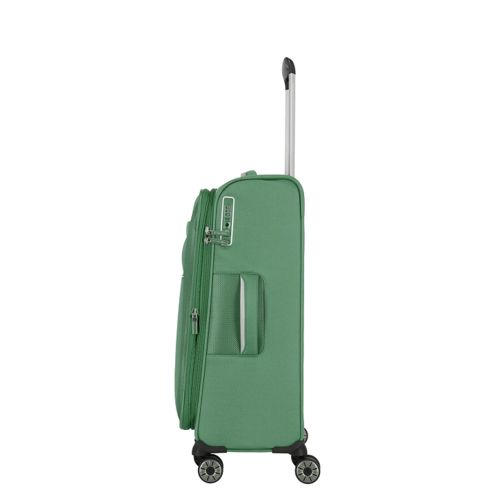 Travelite Miigo 4 Wheel Trolley M Expandable green