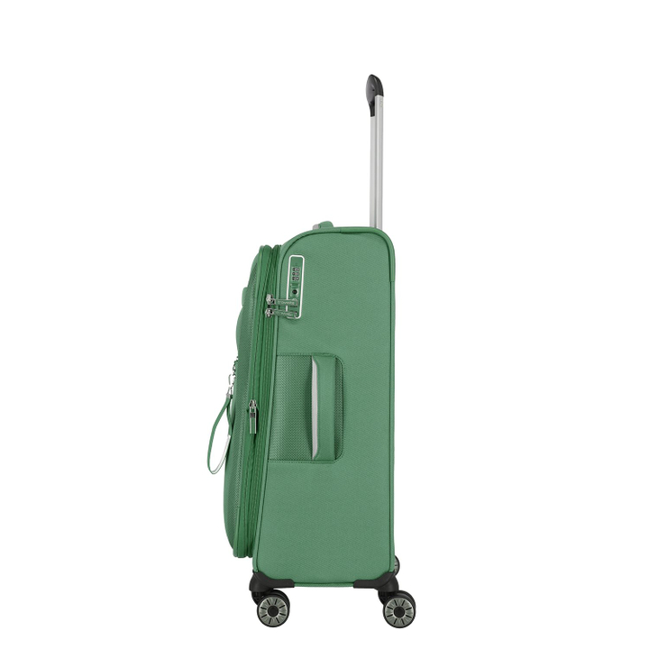 Travelite Miigo 4 Wheel Trolley M Expandable green