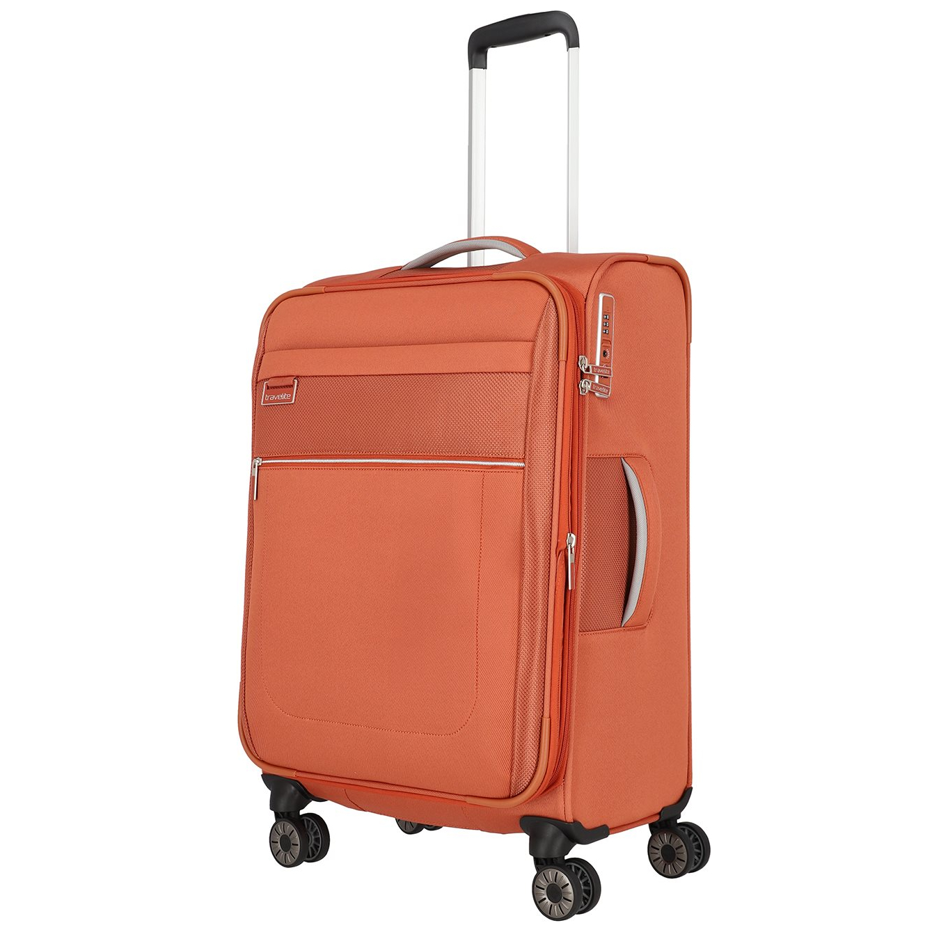 Travelite Miigo 4 Wheel Trolley M Expandable copper/chutney
