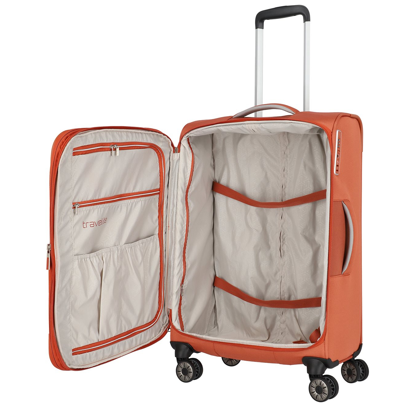 Travelite Miigo 4 Wheel Trolley M Expandable copper/chutney