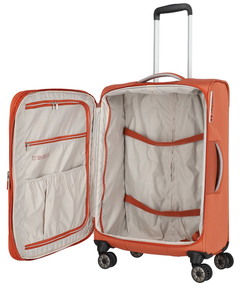 Travelite Miigo 4 Wheel Trolley M Expandable copper/chutney