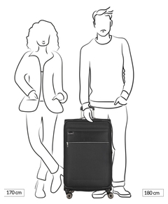 Travelite Miigo 4 Wheel Trolley L Expandable black