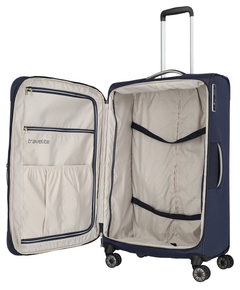 Travelite Miigo 4 Wheel Trolley L Expandable navy/outerspace