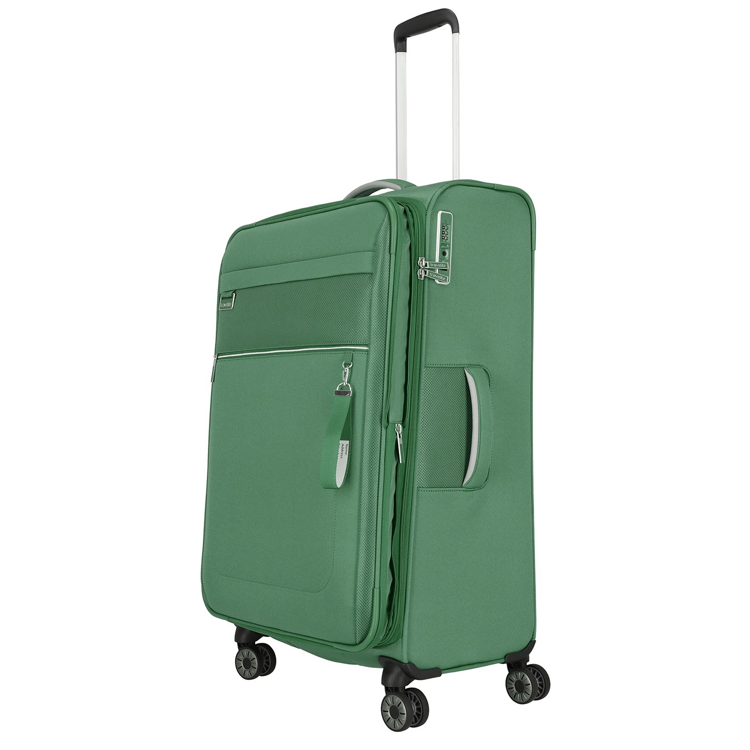 Travelite Miigo 4 Wheel Trolley L Expandable green
