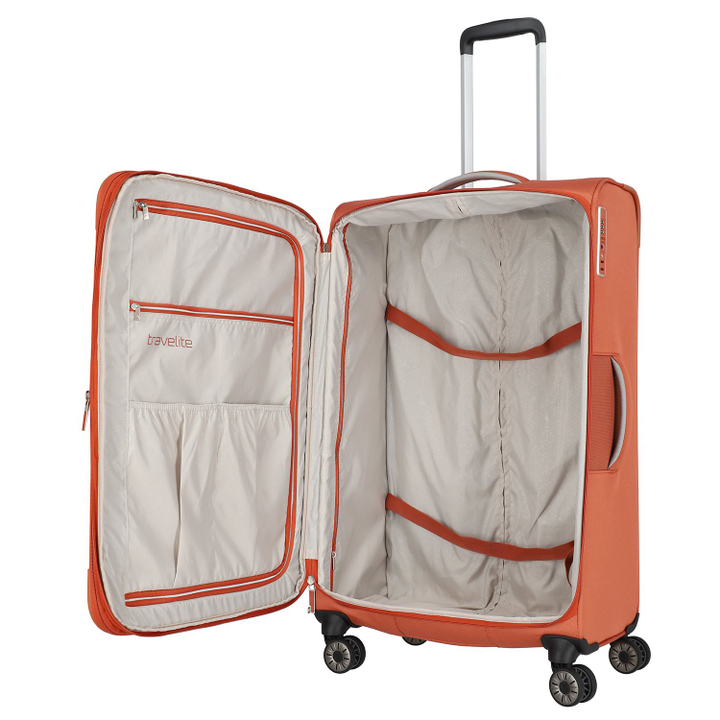 Travelite Miigo 4 Wheel Trolley L Expandable copper/chutney