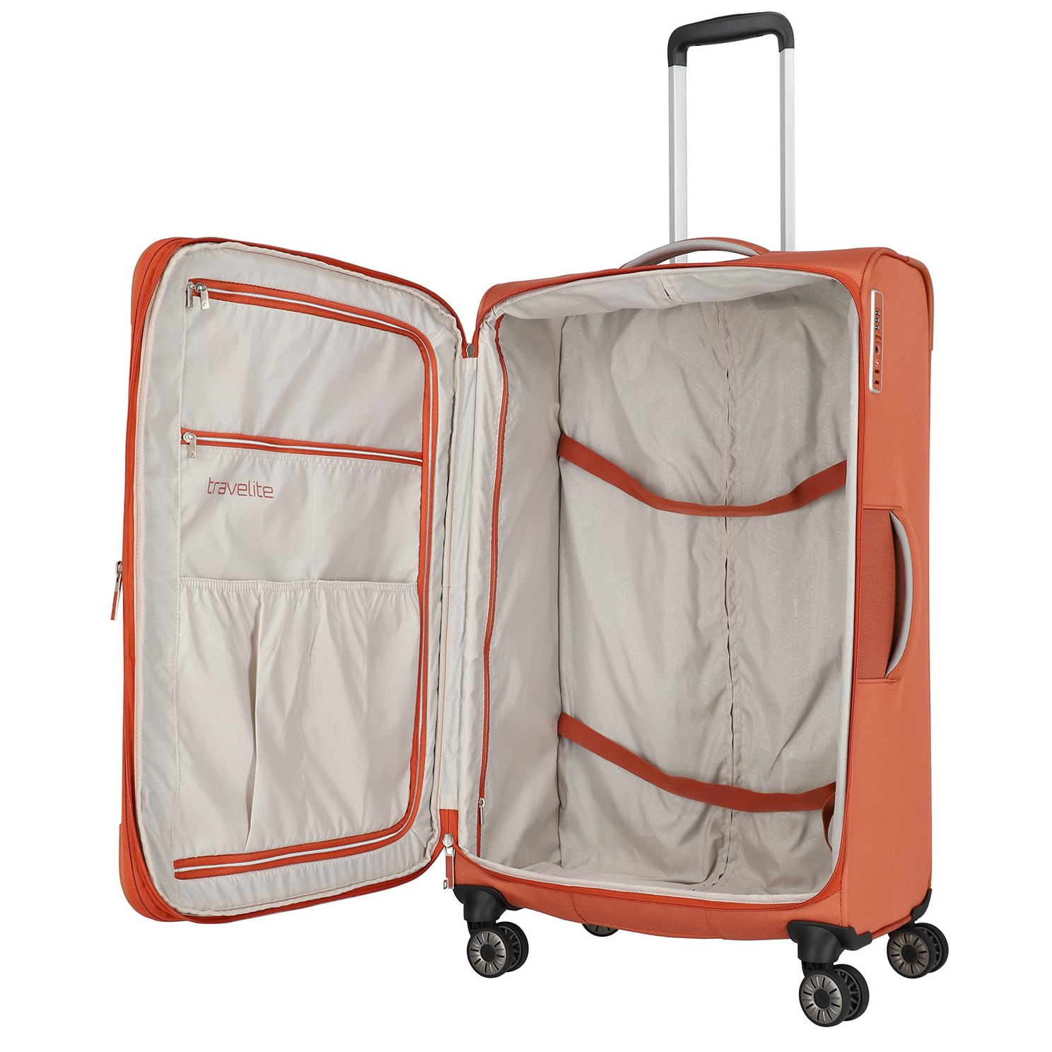 Travelite Miigo 4 Wheel Trolley L Expandable copper/chutney