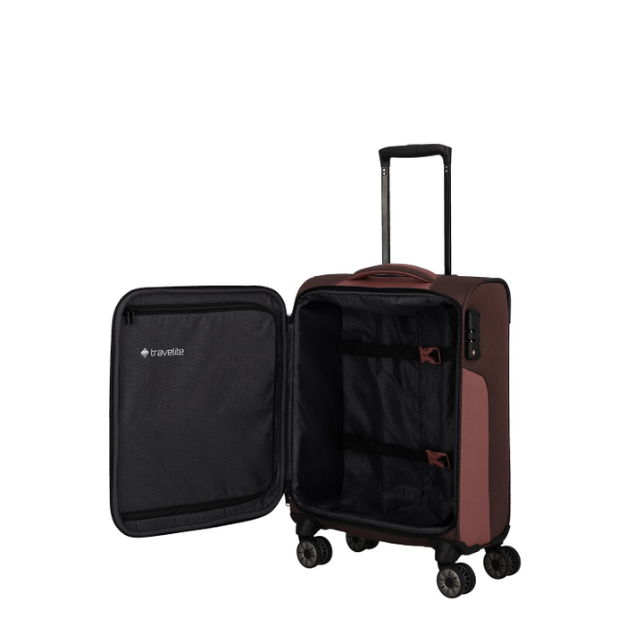 Travelite Viia 4 Wheel Trolley S rose