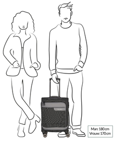 Travelite Viia 4 Wheel Trolley S green