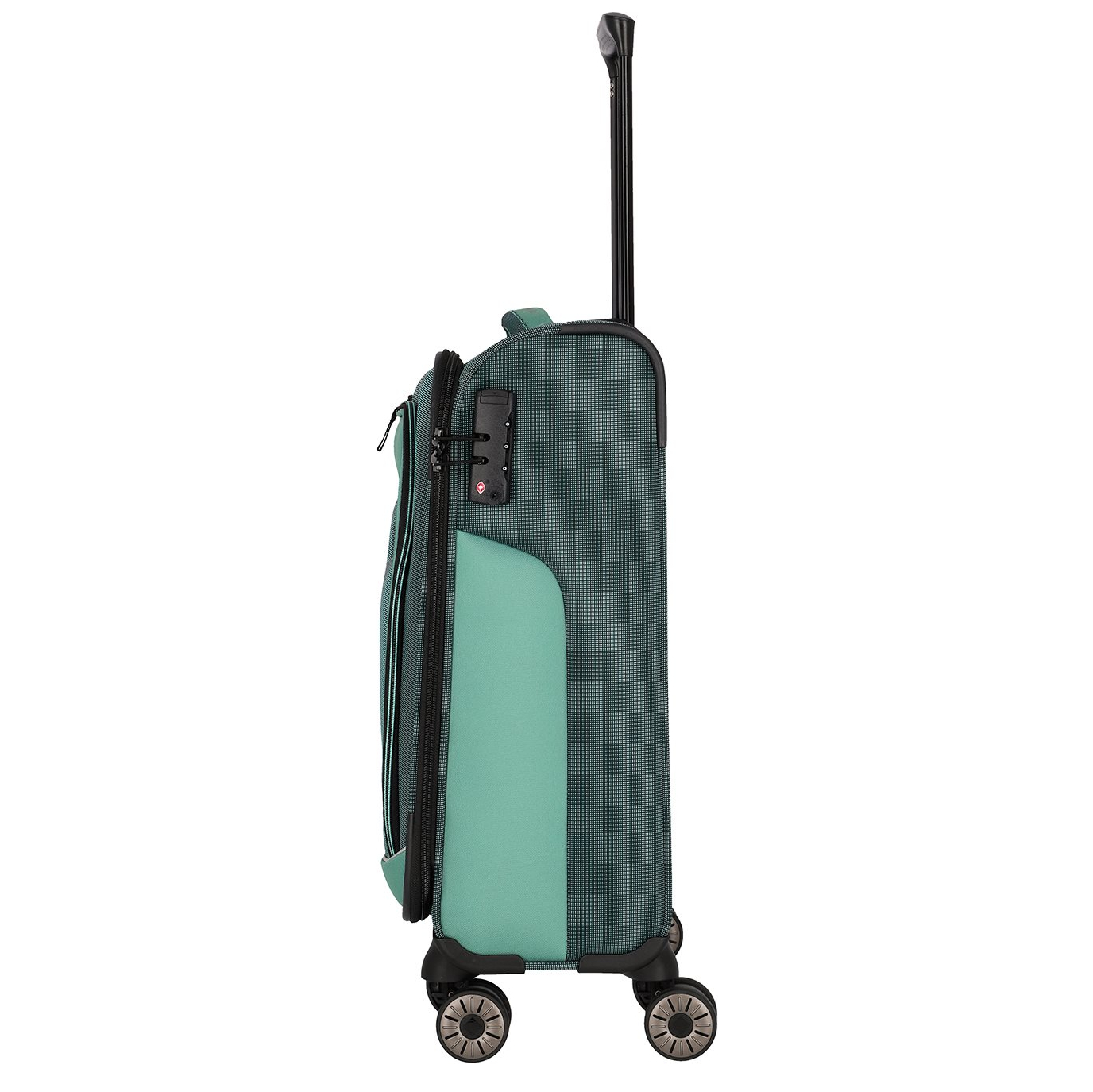 Travelite Viia 4 Wheel Trolley S green