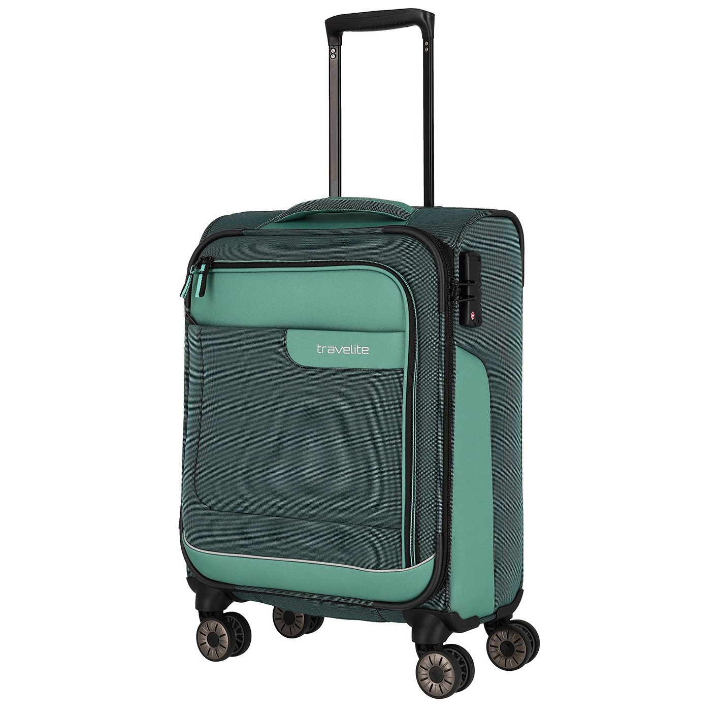 Travelite Viia 4 Wheel Trolley S green