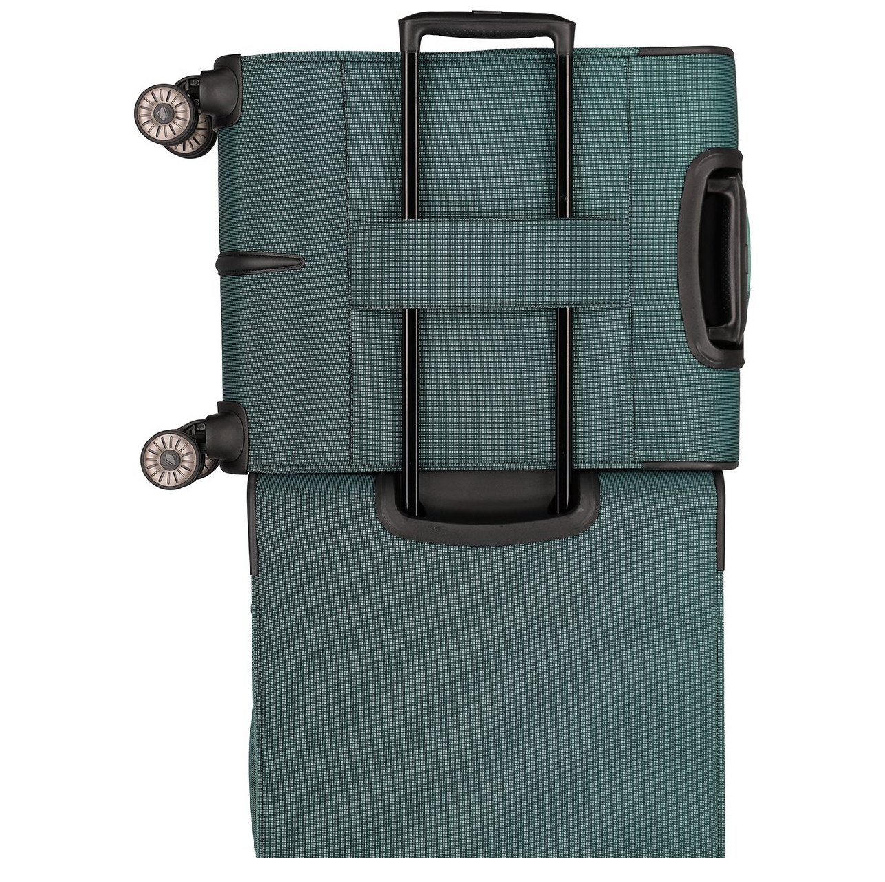 Travelite Viia 4 Wheel Trolley S green