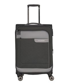 Travelite Viia 4 Wheel Trolley M Expandable anthracite