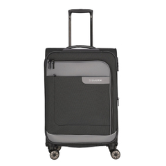 Travelite Viia 4 Wheel Trolley M Expandable anthracite