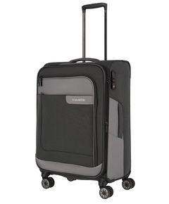 Travelite Viia 4 Wheel Trolley M Expandable anthracite