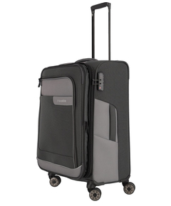 Travelite Viia 4 Wheel Trolley M Expandable anthracite